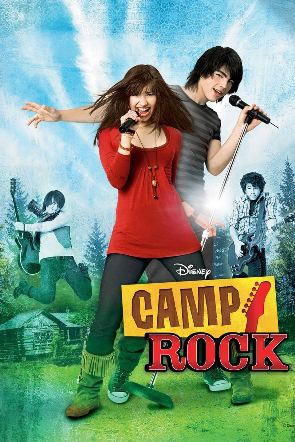 Demi Lovato and Joe Jonas in Camp Rock
