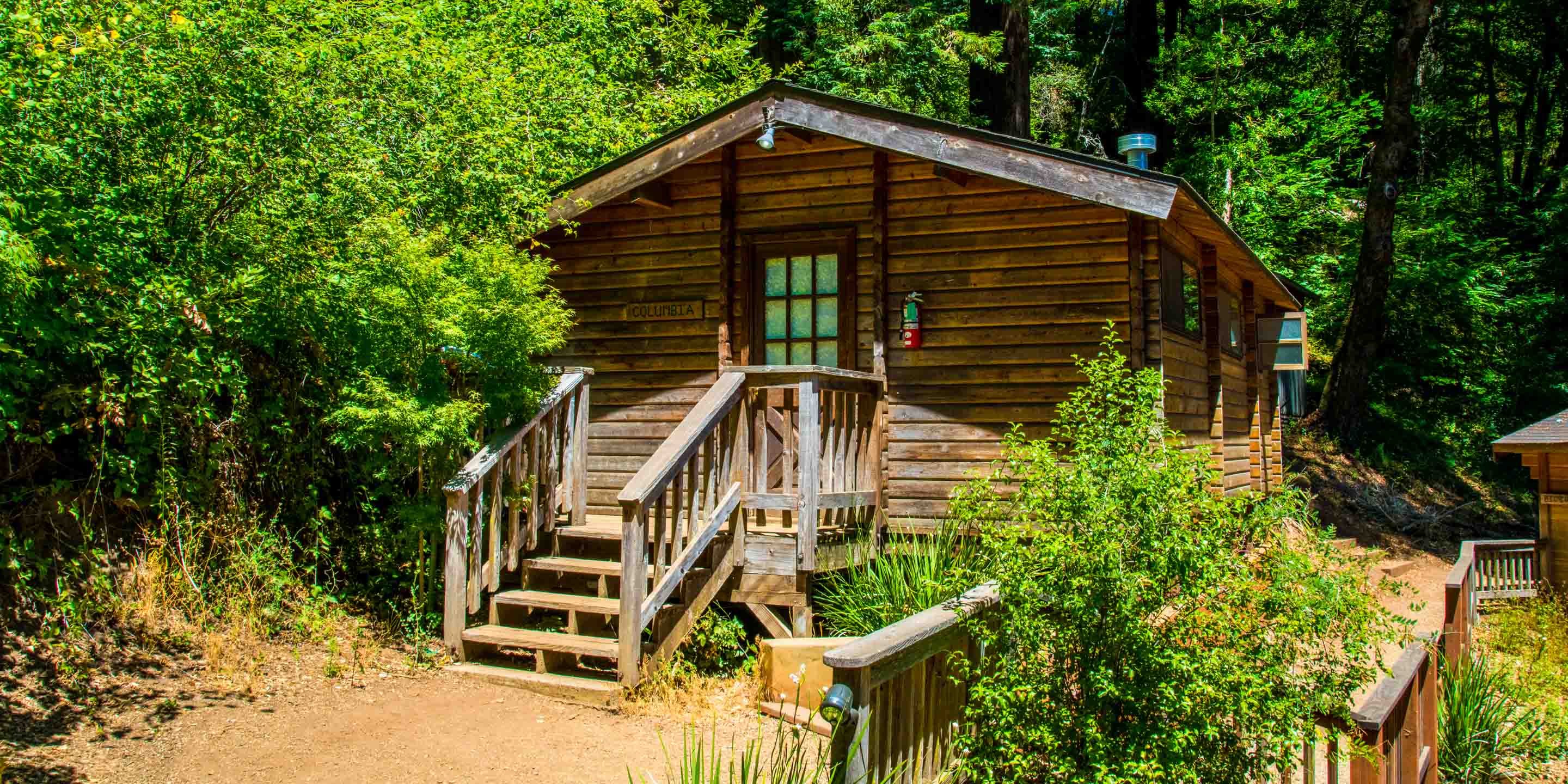 Columbia, one of Kennolyn camp's bunk cabins