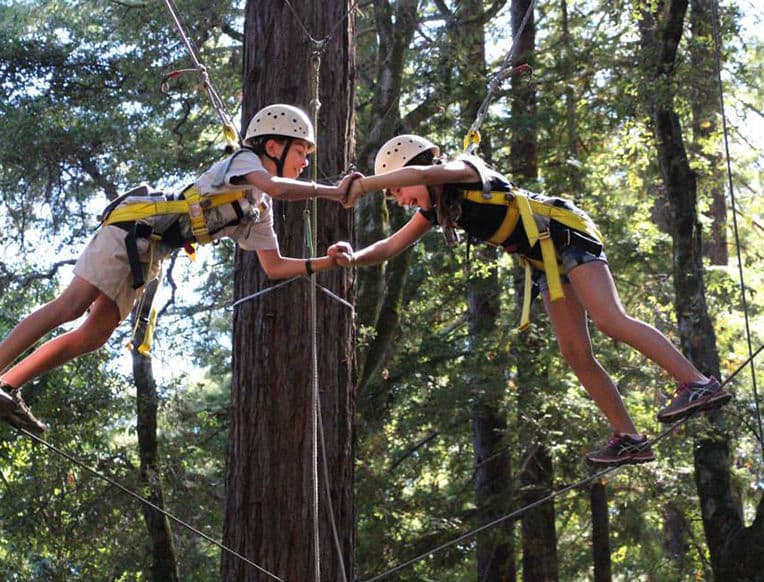 summer camp encourages kids to put down cell phones and be fully present