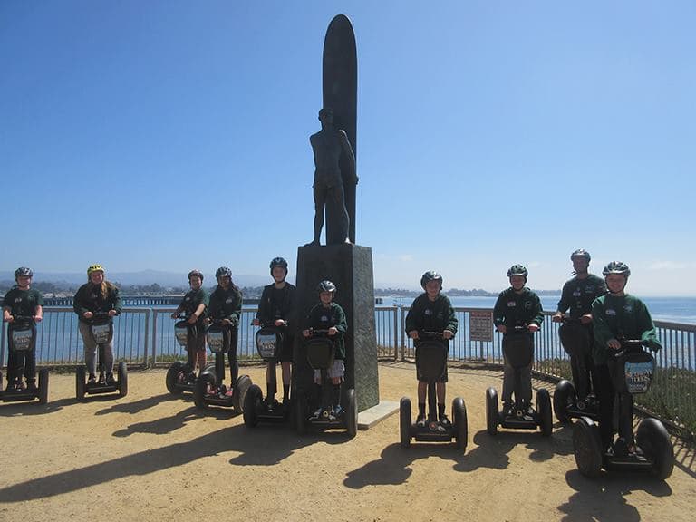 A group on a segway tour