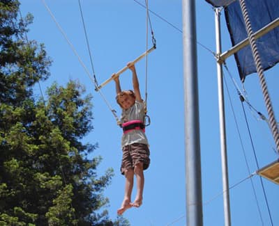 Kennolyn's Day Camp trapeze