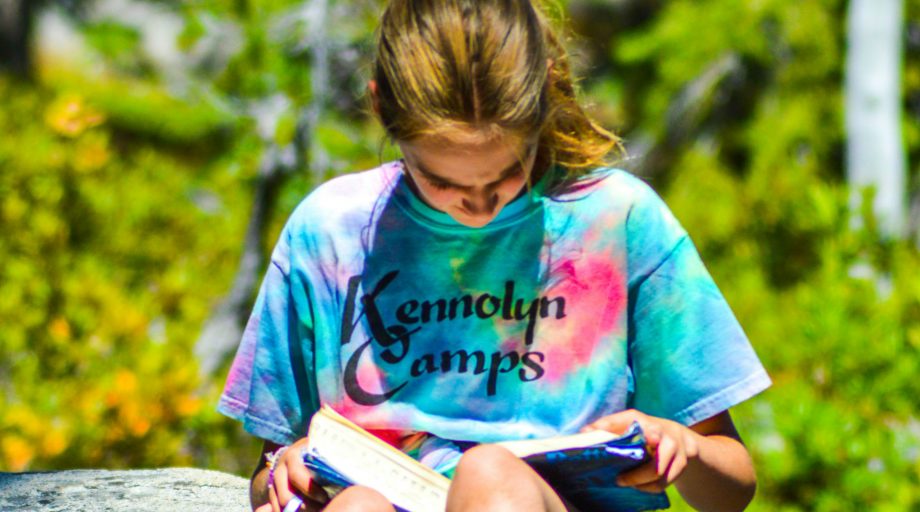 A girl reading
